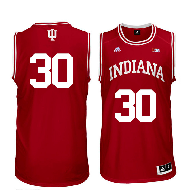 Men Indiana Hoosiers #30 Collin Hartman College Basketball Jerseys Sale-Red - Click Image to Close
